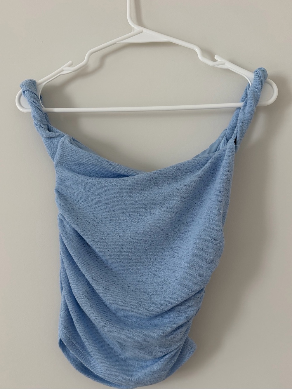 Princess Polly Messenger One Shoulder Top Blue Women’s Small NWT - Picture 4 of 7